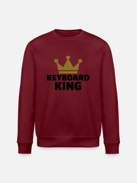 Keyboard - Stanley/Stella Unisex Bio-Sweatshirt ROLLER - Weiß