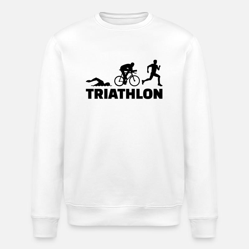 Triathlon - Sweat bio ROLLER Stanley/Stella Unisexe - blanc