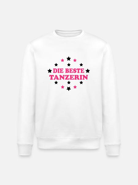 Die beste tanzerin - Stanley/Stella ROLLER Unisex Organic Sweatshirt - white
