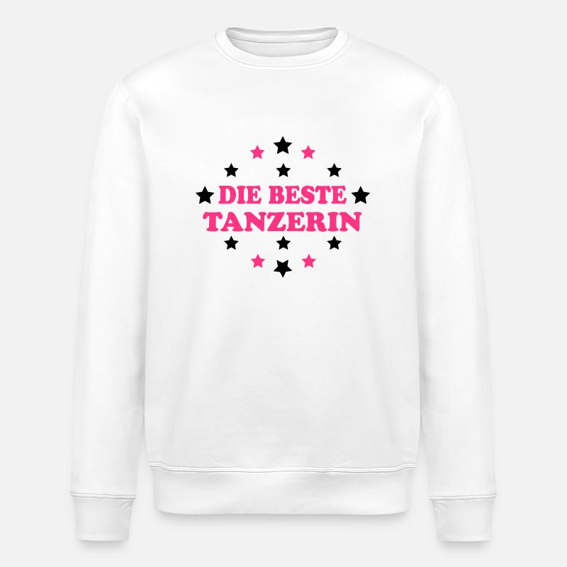 Die beste tanzerin - Stanley/Stella ROLLER Unisex Organic Sweatshirt - white
