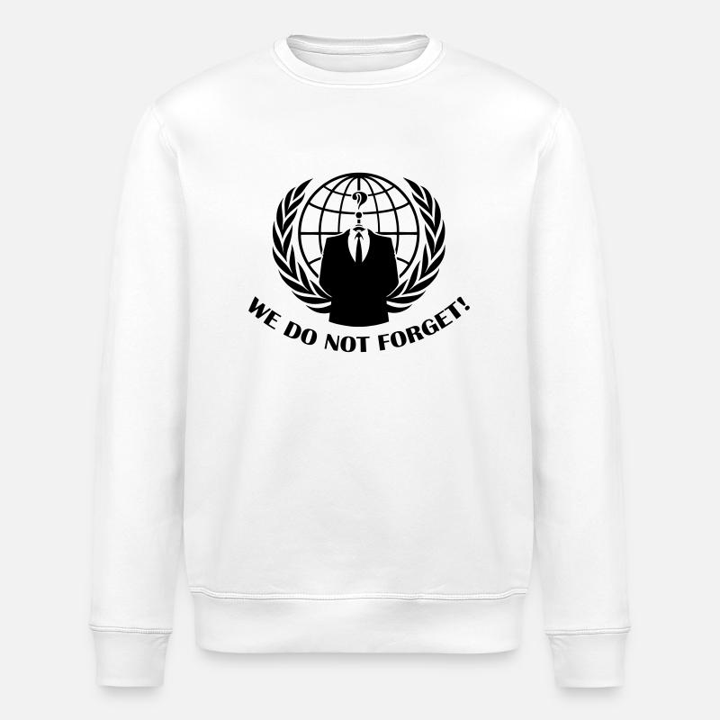 we_do_not_forget - Stanley/Stella Unisex Bio-Sweatshirt ROLLER - Weiß