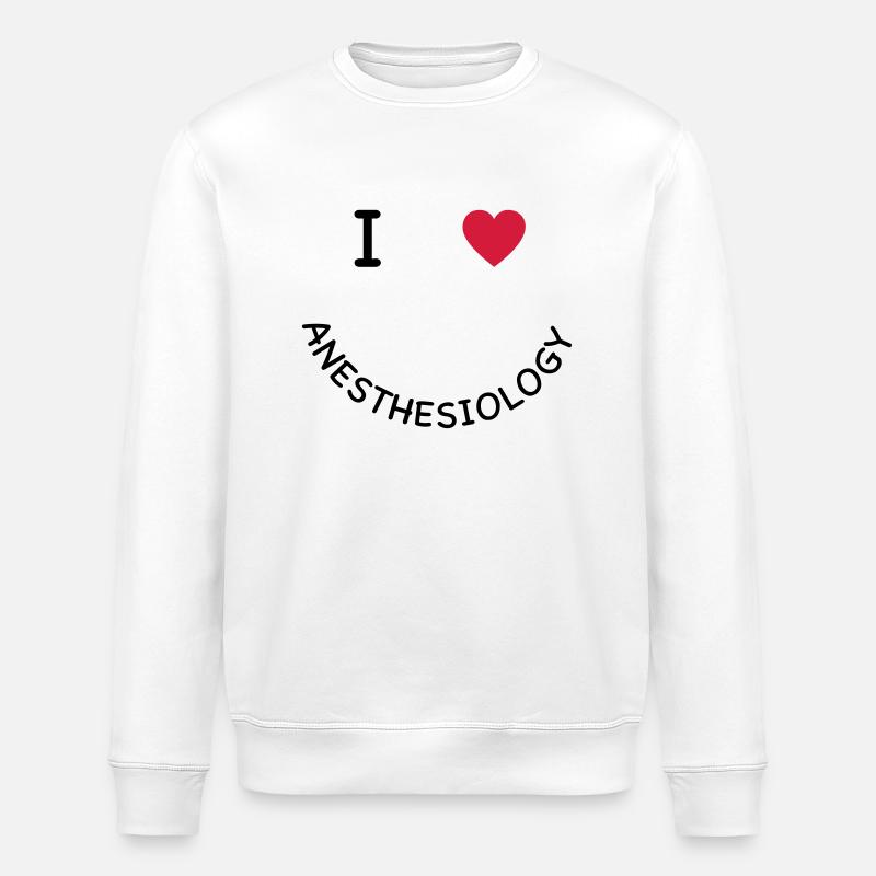 anesthésie - Sweat bio ROLLER Stanley/Stella Unisexe - blanc