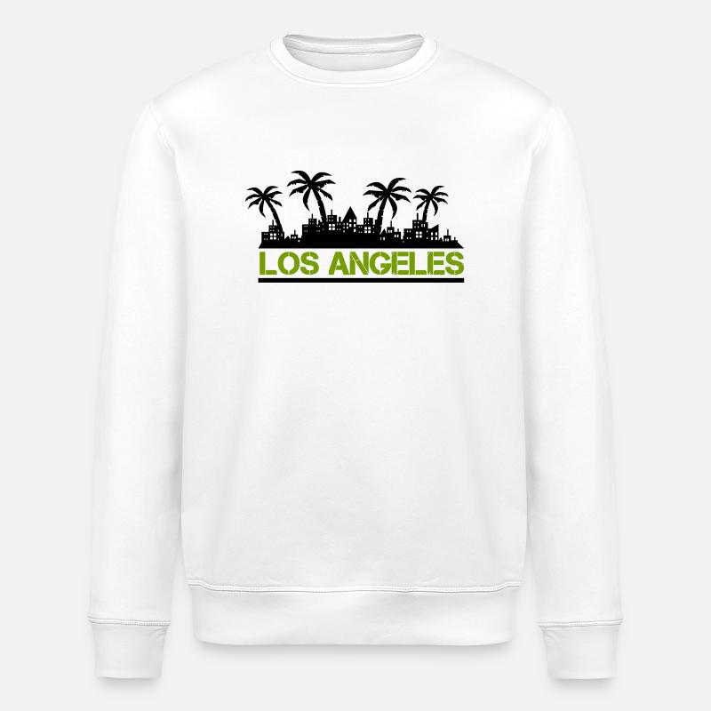 los angeles - Stanley/Stella Unisex Bio-Sweatshirt ROLLER - Weiß