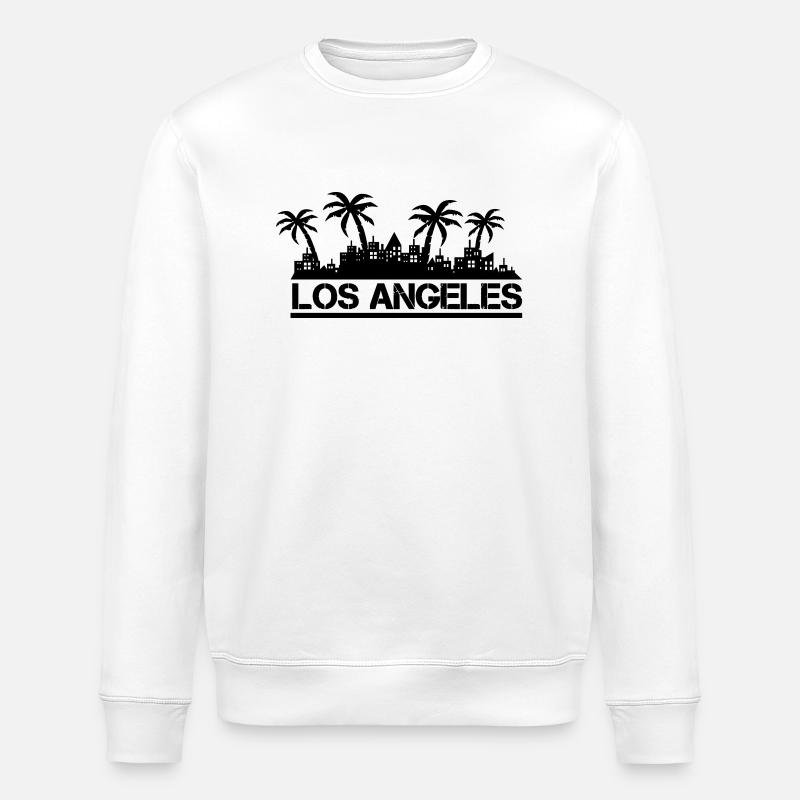 los angeles - Stanley/Stella Unisex Bio-Sweatshirt ROLLER - Weiß