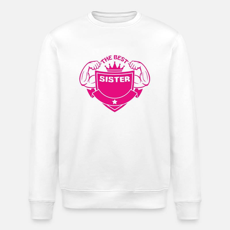 THE BEST SISTER - Sweat bio ROLLER Stanley/Stella Unisexe - blanc