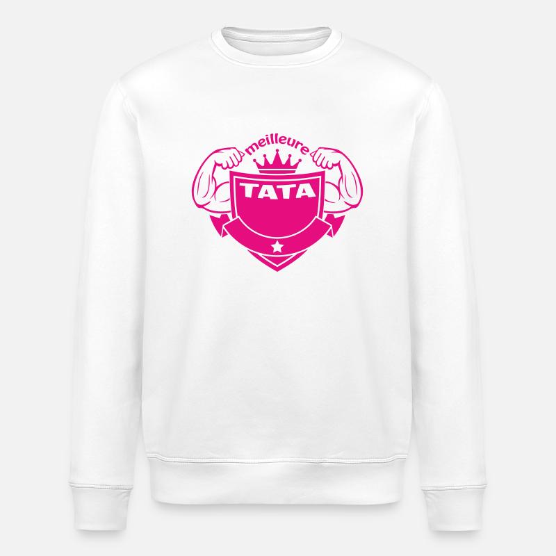 Bestes TATA - Stanley/Stella Unisex Bio-Sweatshirt ROLLER - Weiß
