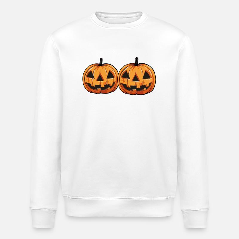 Citrouille 2 - Sweat bio ROLLER Stanley/Stella Unisexe - blanc