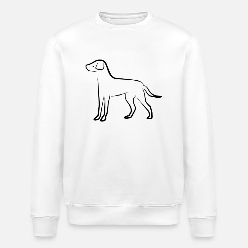 Hund - Stanley/Stella Unisex Bio-Sweatshirt ROLLER - Weiß