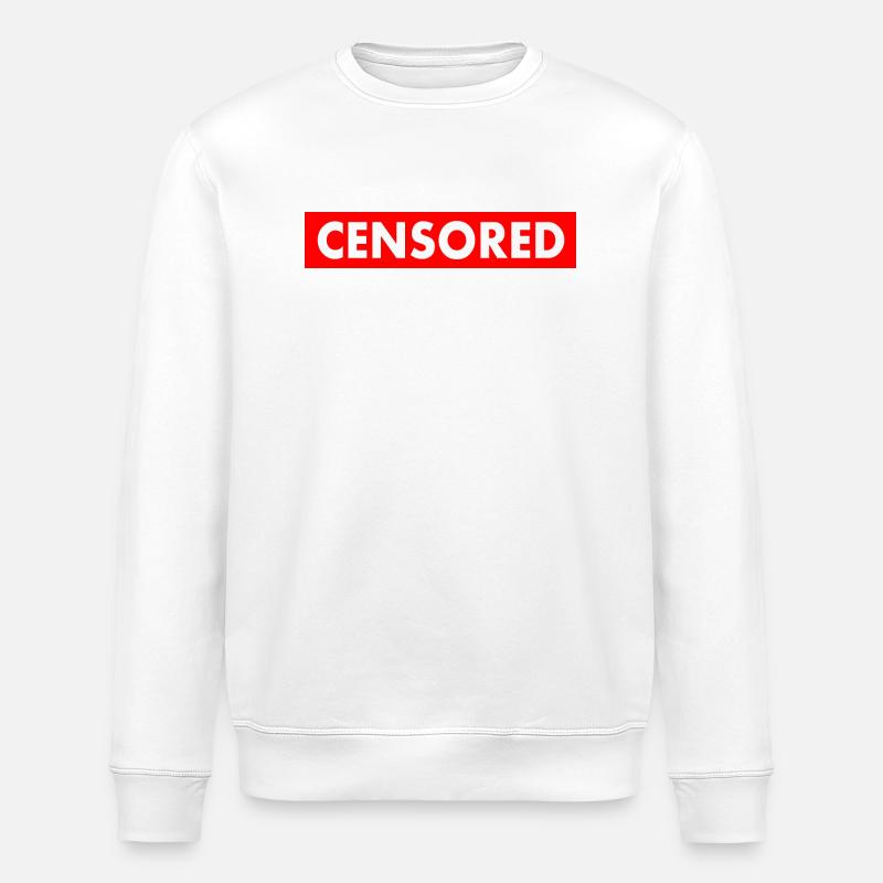 censored - Stanley/Stella Unisex Bio-Sweatshirt ROLLER - Weiß