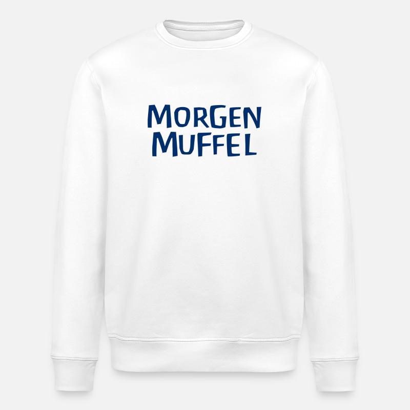 Morgenmuffel - Stanley/Stella Unisex Bio-Sweatshirt ROLLER - Weiß