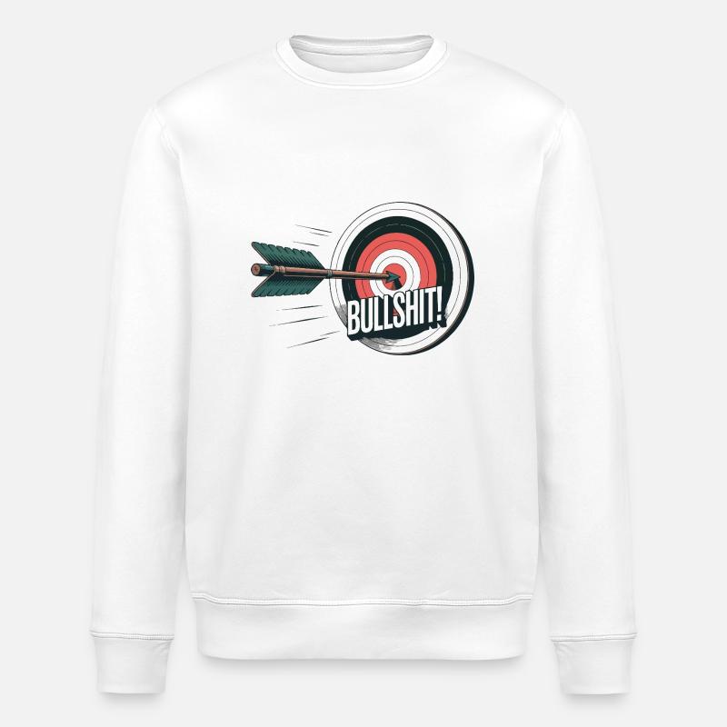 UN ARC ET DES FLÈCHES - Sweat bio ROLLER Stanley/Stella Unisexe - blanc
