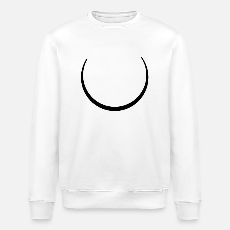 moon, - Stanley/Stella Unisex Bio-Sweatshirt ROLLER - Weiß