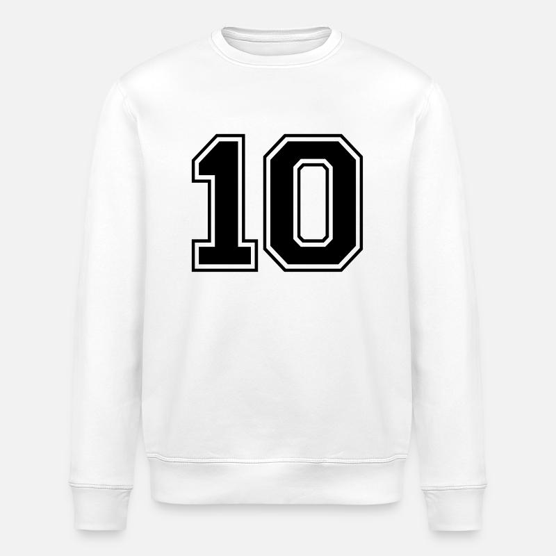NUMéro 10 - Sweat bio ROLLER Stanley/Stella Unisexe - blanc