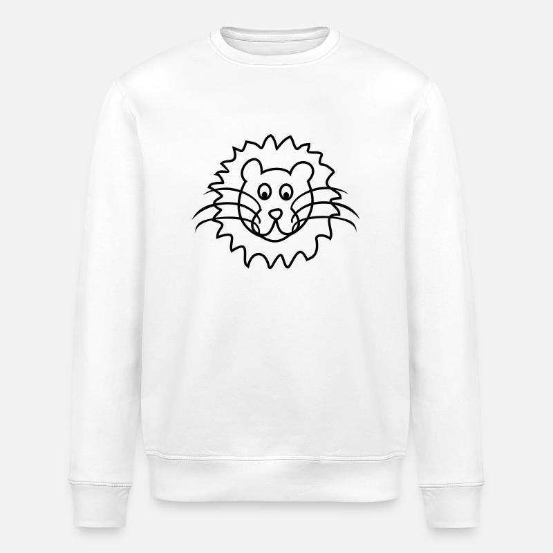 Lion - Sweat bio ROLLER Stanley/Stella Unisexe - blanc