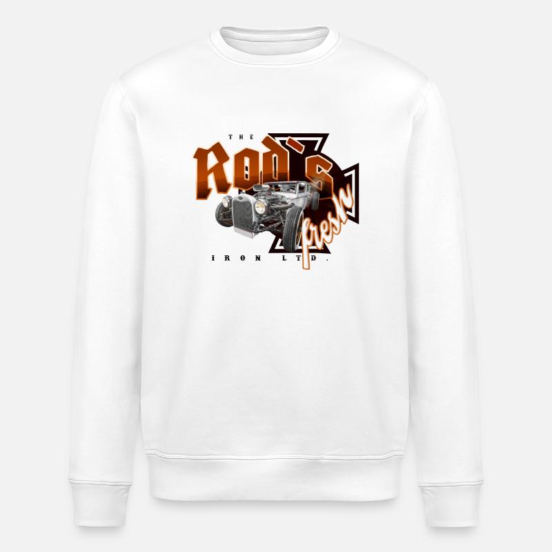 rod´s fresh - Sweat bio ROLLER Stanley/Stella Unisexe - blanc