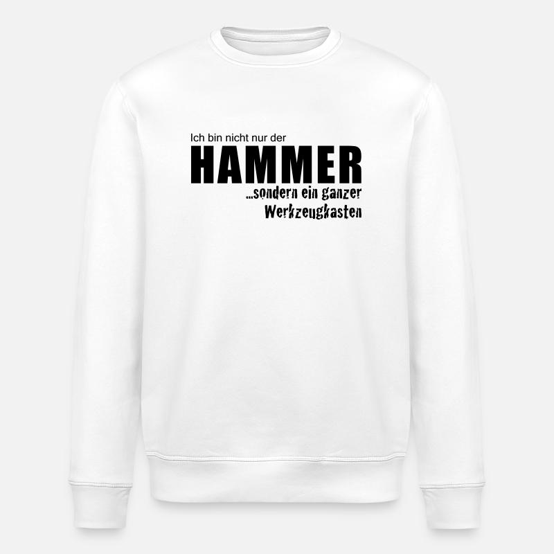 HammerPfade - Stanley/Stella Unisex Bio-Sweatshirt ROLLER - Weiß