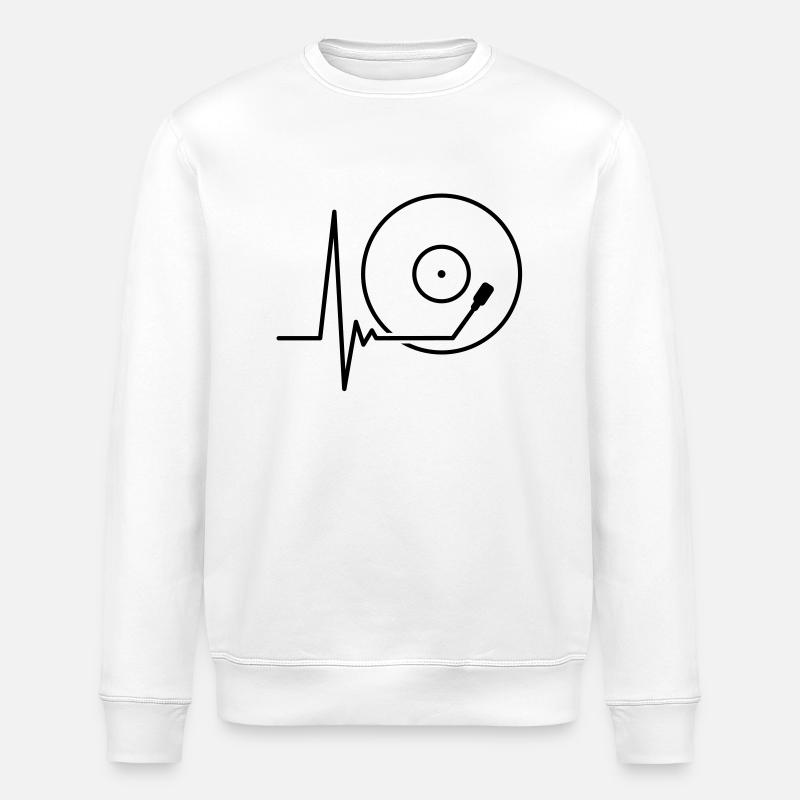 music_pulse_1c - Sweat bio ROLLER Stanley/Stella Unisexe - blanc