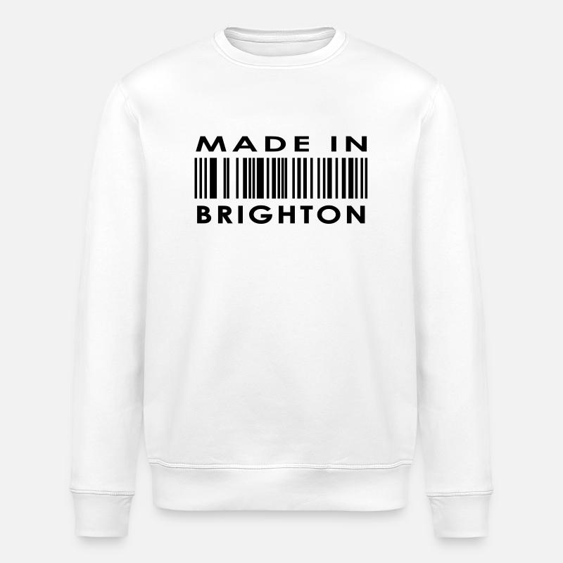 Made in Brighton - Stanley/Stella Unisex Bio-Sweatshirt ROLLER - Weiß
