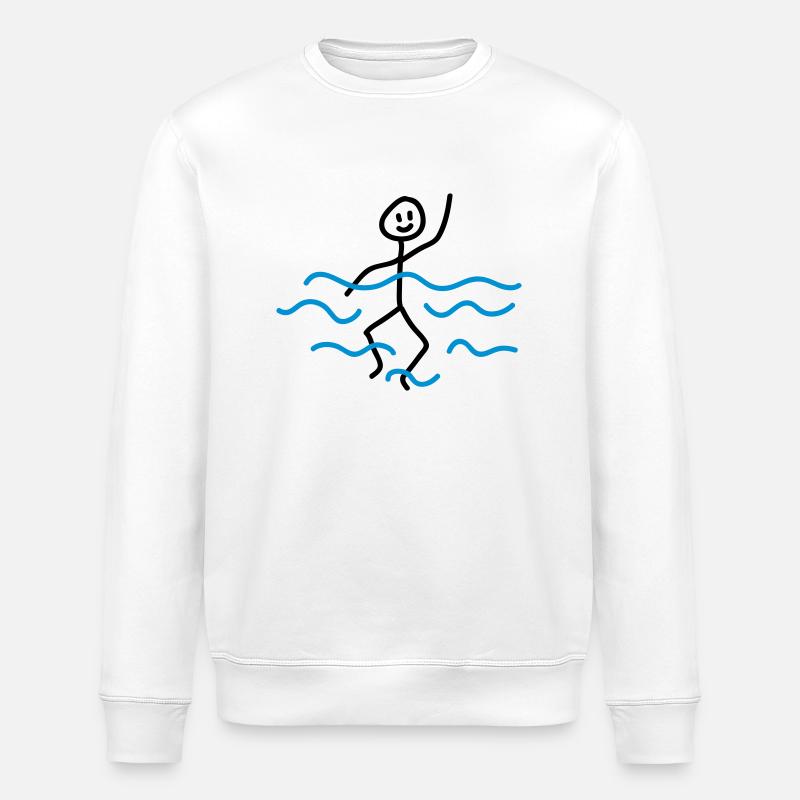 Float - Sweat bio ROLLER Stanley/Stella Unisexe - blanc