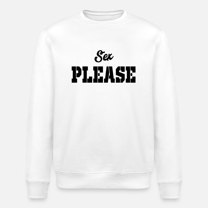 sex bitte - Stanley/Stella Unisex Bio-Sweatshirt ROLLER - Weiß