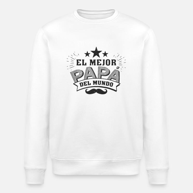 fête des pères - Sweat bio ROLLER Stanley/Stella Unisexe - blanc