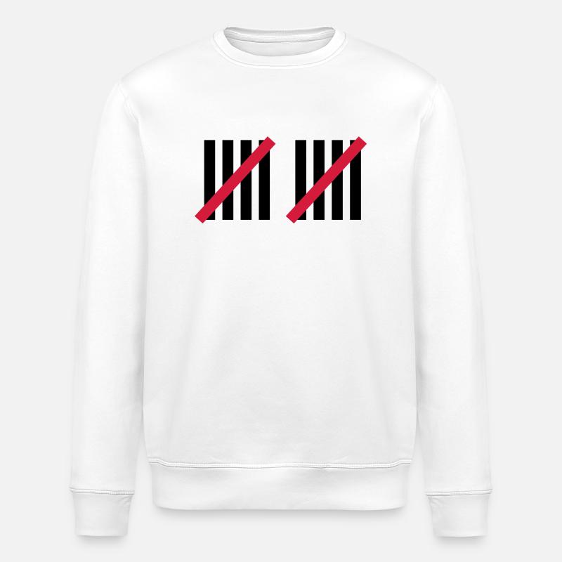 10 Anniversaire - Sweat bio ROLLER Stanley/Stella Unisexe - blanc