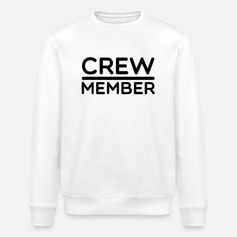 Membre d'équipage - Sweat bio ROLLER Stanley/Stella Unisexe - blanc