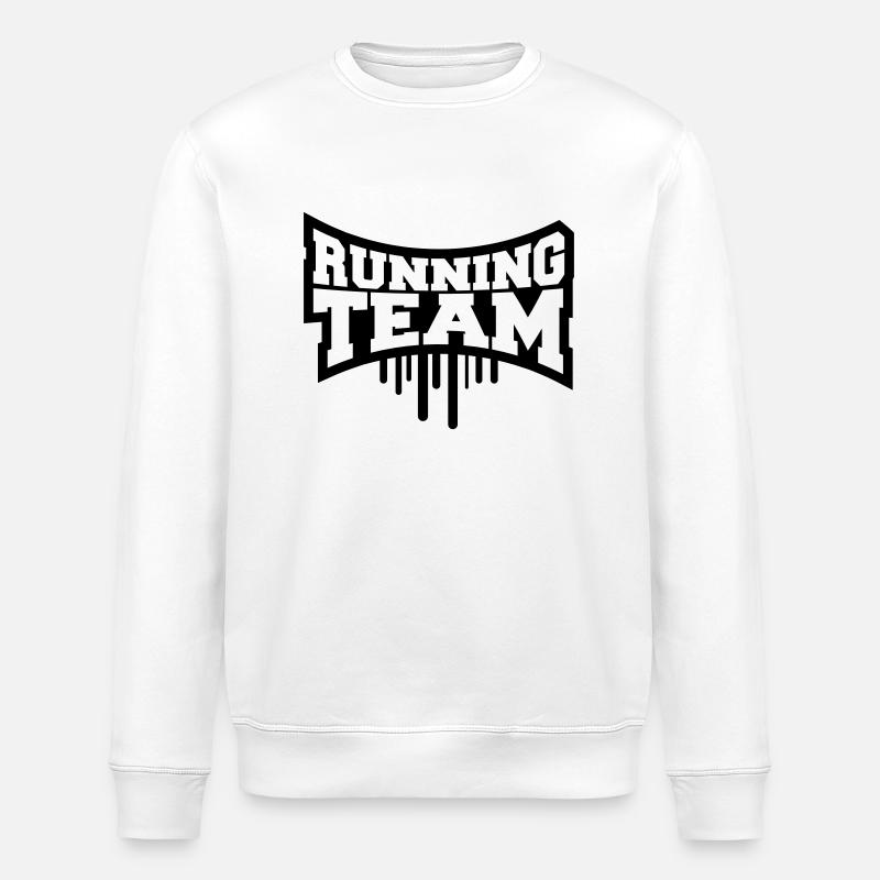 Cool Running Team Graffiti - Sweat bio ROLLER Stanley/Stella Unisexe - blanc