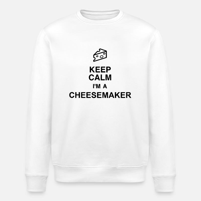 Fromager / Fromage / Travail / Métier / Job - Sweat bio ROLLER Stanley/Stella Unisexe - blanc