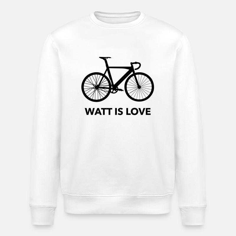 Watt is Love Road - Stanley/Stella Unisex Bio-Sweatshirt ROLLER - Weiß