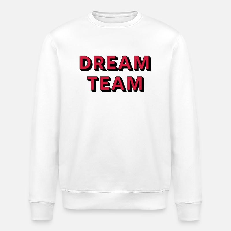 DREAMTEAM - Stanley/Stella ROLLER Unisex Organic Sweatshirt - white