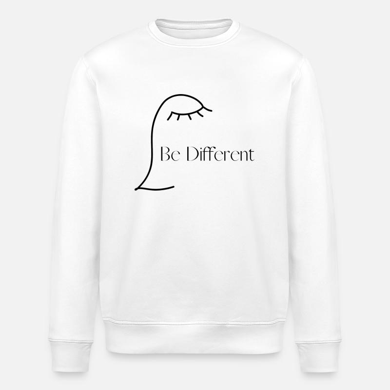 Être différent des autres - Sweat bio ROLLER Stanley/Stella Unisexe - blanc