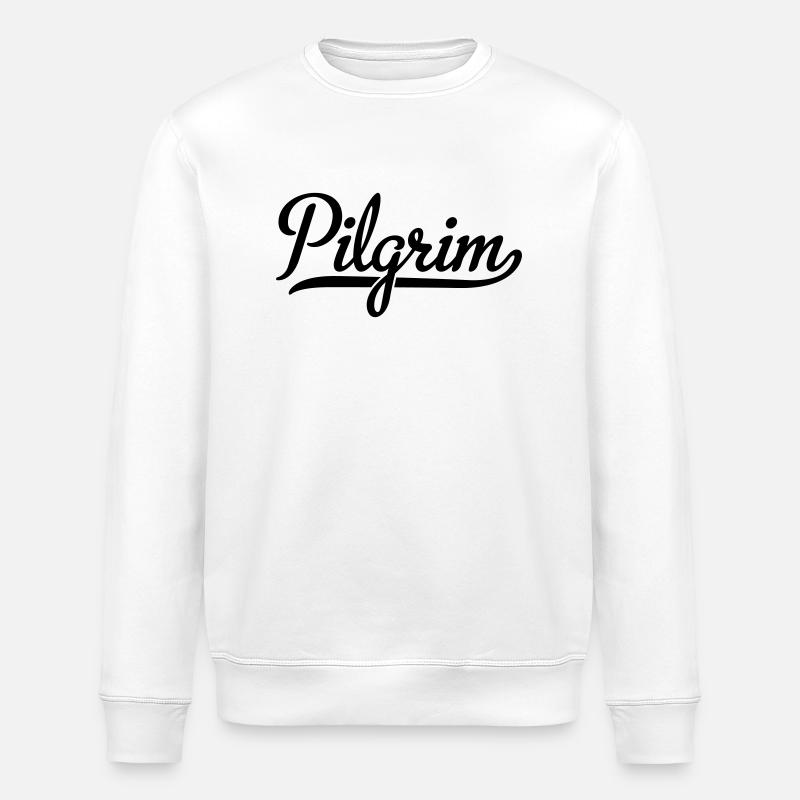 Pilgrim - Stanley/Stella ROLLER Unisex Organic Sweatshirt - white