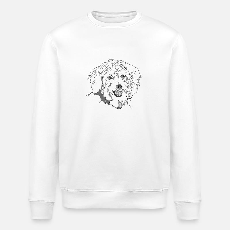 Havanese - Stanley/Stella ROLLER Unisex Organic Sweatshirt - white