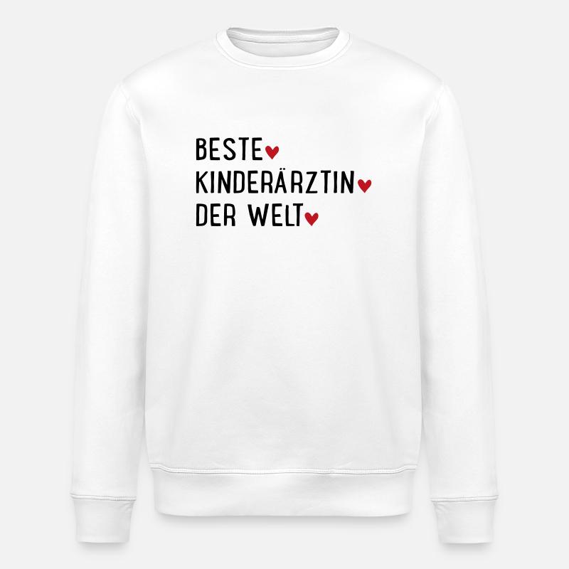 Kinderärztin - Stanley/Stella Unisex Bio-Sweatshirt ROLLER - Weiß