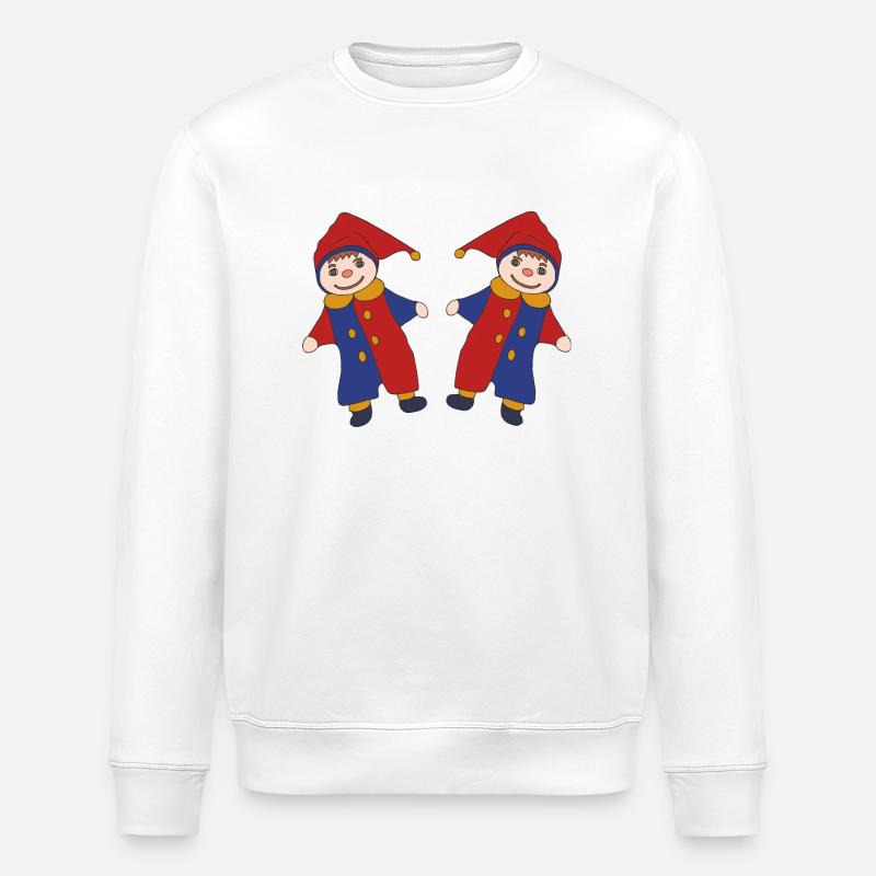 Kasper Double - Sweat bio ROLLER Stanley/Stella Unisexe - blanc