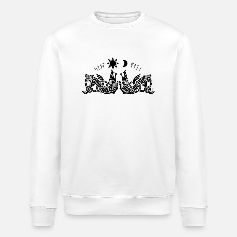 Odin Geri et Freki 4 - Sweat bio ROLLER Stanley/Stella Unisexe - blanc