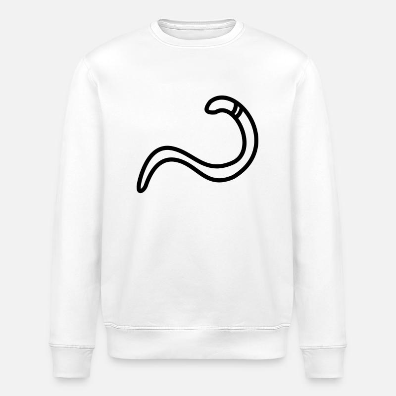 Vers - Sweat bio ROLLER Stanley/Stella Unisexe - blanc