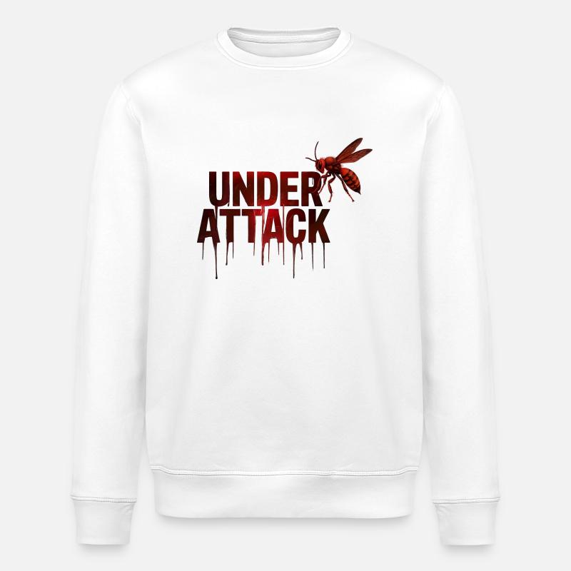 Sous attaque - Sweat bio ROLLER Stanley/Stella Unisexe - blanc