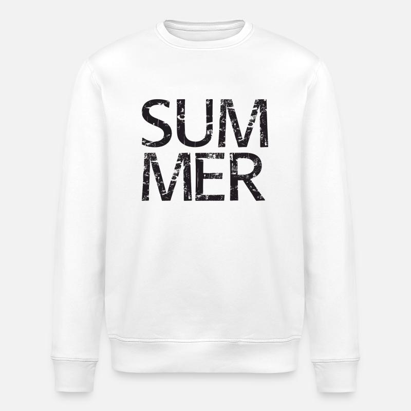 SUMMER - Stanley/Stella Unisex Bio-Sweatshirt ROLLER - Weiß