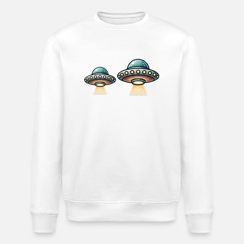 ufo 2 - Stanley/Stella Unisex Bio-Sweatshirt ROLLER - Weiß