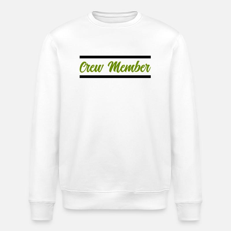 membre d’équipage - Sweat bio ROLLER Stanley/Stella Unisexe - blanc