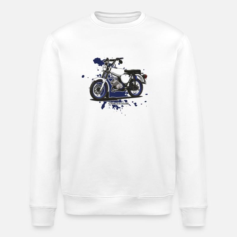 S51 (weiß) // Illustration - Stanley/Stella Unisex Bio-Sweatshirt ROLLER - Weiß