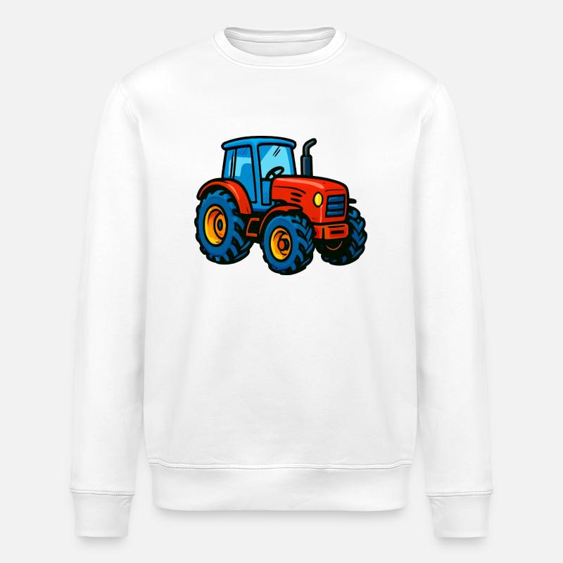 Trekker Traktor - Stanley/Stella Unisex Bio-Sweatshirt ROLLER - Weiß