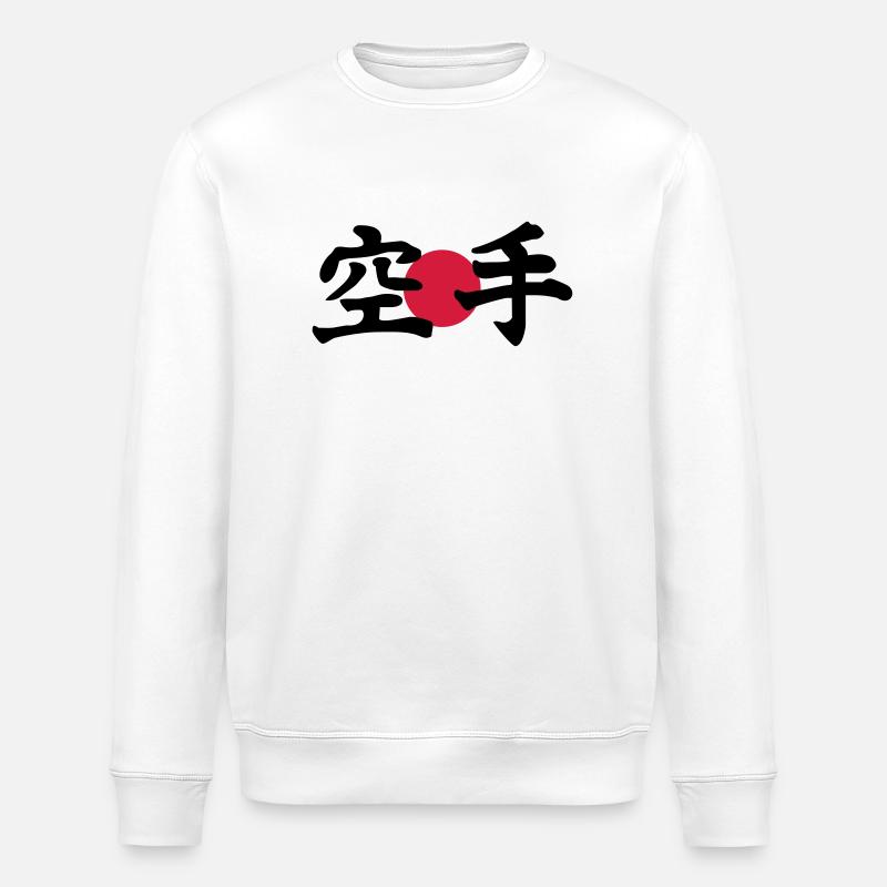 karate - Stanley/Stella ROLLER Unisex Organic Sweatshirt - white