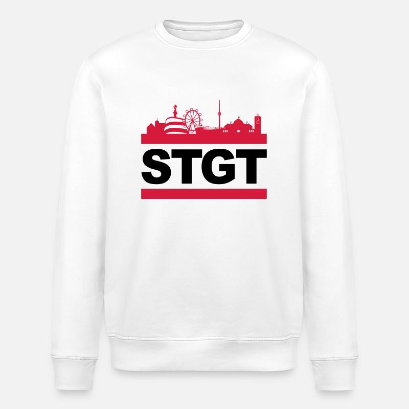 STGT - Stanley/Stella Unisex Bio-Sweatshirt ROLLER - Weiß