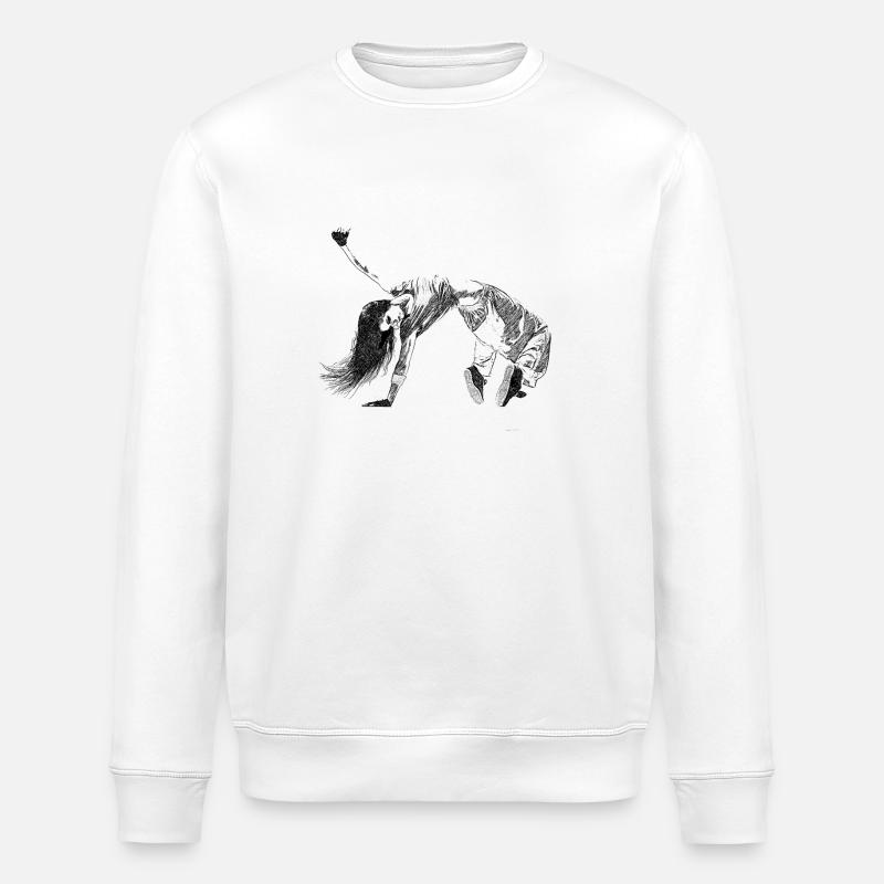Hiphop - Stanley/Stella Unisex Bio-Sweatshirt ROLLER - Weiß