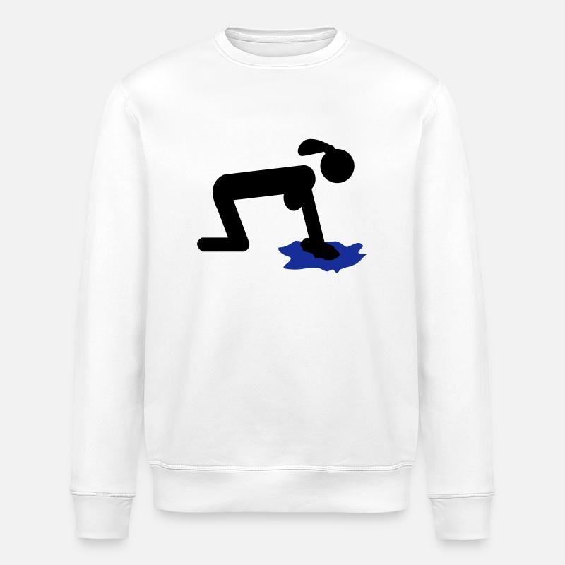 femme de ménage - Sweat bio ROLLER Stanley/Stella Unisexe - blanc