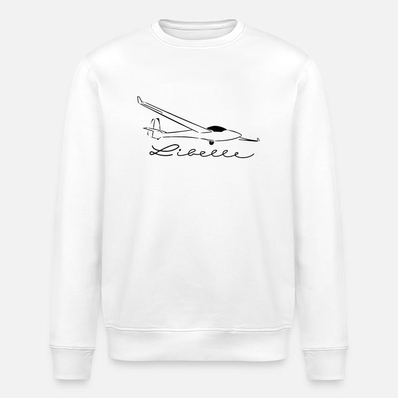 libelle_winglets - Stanley/Stella Unisex Bio-Sweatshirt ROLLER - Weiß