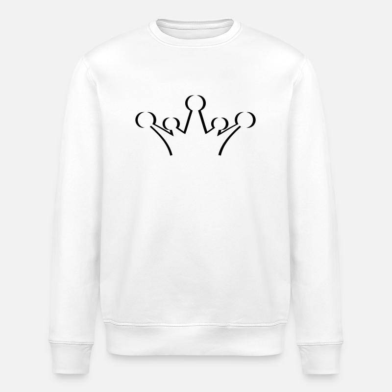 krone_1c - Sweat bio ROLLER Stanley/Stella Unisexe - blanc